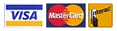 Visa, Mastercard, Interac
